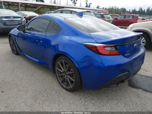 JF1ZDBF15N8702207 — 2022 Subaru Brz Limited, фото 3 с аукциона IAAI 30.09.2026, Передняя часть слева