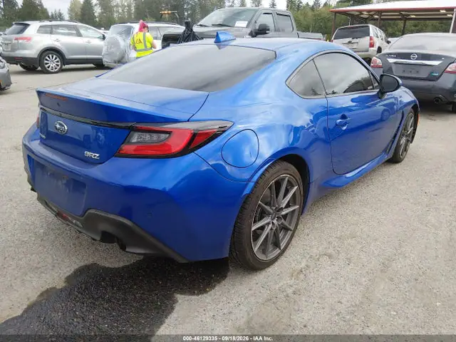 JF1ZDBF15N8702207 — 2022 Subaru Brz Limited, фото 4 с аукциона IAAI 30.09.2026, Передняя часть слева