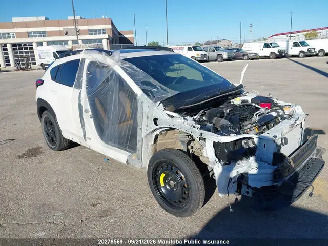 JF2GUHFC9RH885365 — 2024 Subaru Crosstrek Onyx, Передняя часть слева (Left Front), фото до ремонта