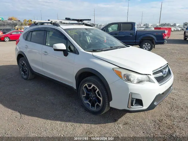 JF2GPADC8HH251271 — 2017 Subaru Crosstrek Premium, Град (Hail), фото до ремонта