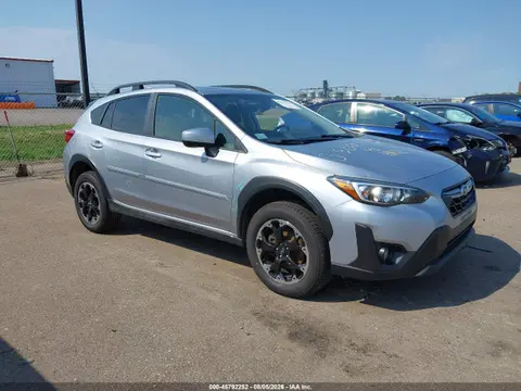JF2GTAEC5MH671347 — 2021 Subaru Crosstrek Premium, Град (Hail), фото до ремонта
