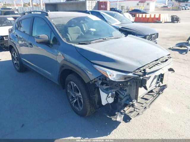 JF2GUHDC4SH304881 — 2025 Subaru Crosstrek Premium, Передняя часть слева (Left Front), фото до ремонта