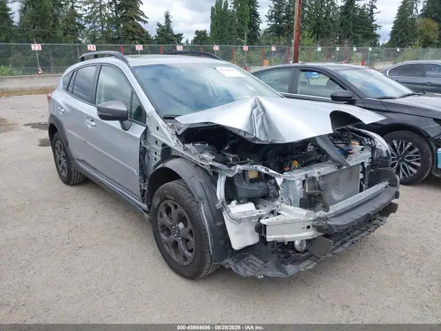 JF2GTHSC4NH258642 — 2022 Subaru Crosstrek Sport, Передняя часть (Front End), фото до ремонта