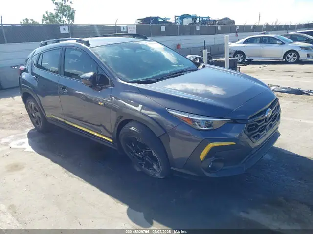 4S4GUHF61R3817918 — 2024 Subaru Crosstrek Sport, Задняя часть (Rear), фото до ремонта