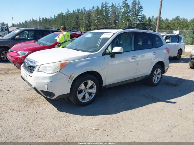 JF2SJAEC0EH549710 — 2014 Subaru Forester 2.5I Premium, фото 2 с аукциона IAAI 30.09.2026, Естественный износ