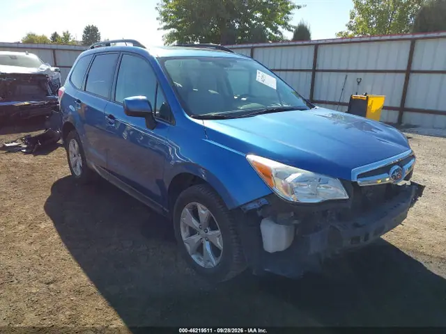 JF2SJAFC0FH570671 — 2015 Subaru Forester 2.5I Premium, Передняя часть (Front End), фото до ремонта