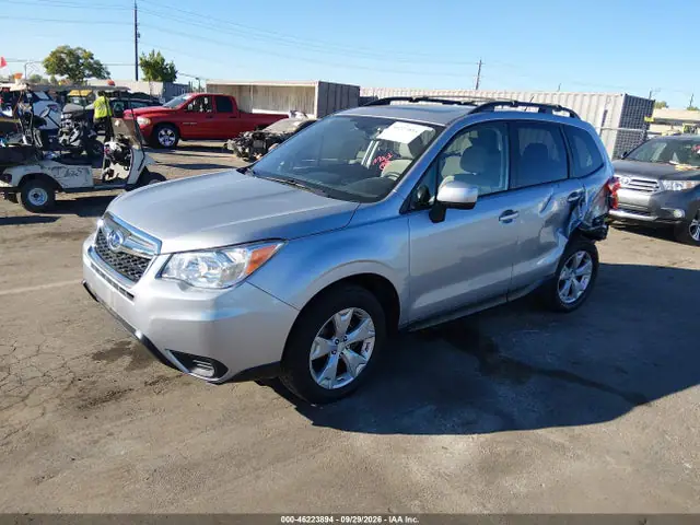 JF2SJAGCXFH502814 — 2015 Subaru Forester 2.5I Premium, фото 2 с аукциона IAAI 14.10.2026, Левый бок