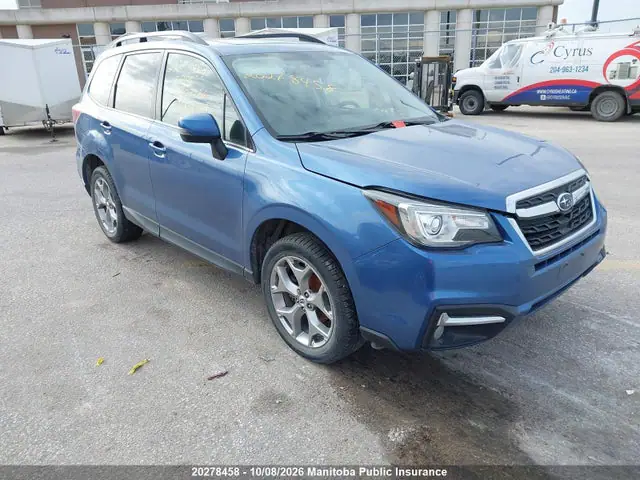 JF2SJEUC4HH442544 — 2017 Subaru Forester 2.5I, Передняя часть слева (Left Front), фото до ремонта