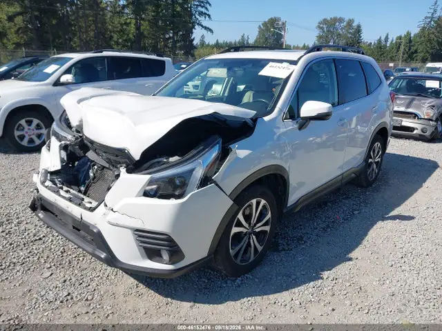 JF2SKAPC8NH434184 — 2022 Subaru Forester Limited, фото 2 с аукциона IAAI 14.10.2026, Передняя часть