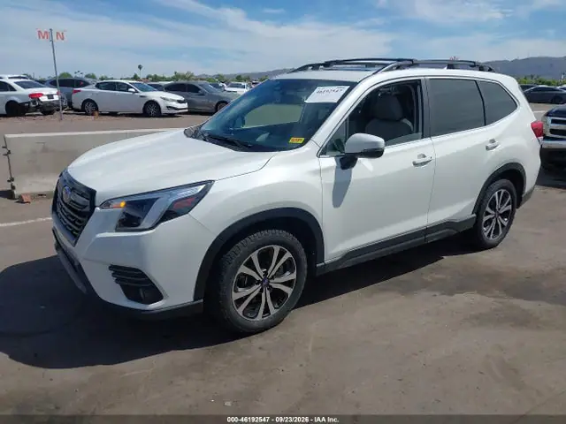 2022 Subaru Forester Limited VIN JF2SKANC3NH461277 фото 2