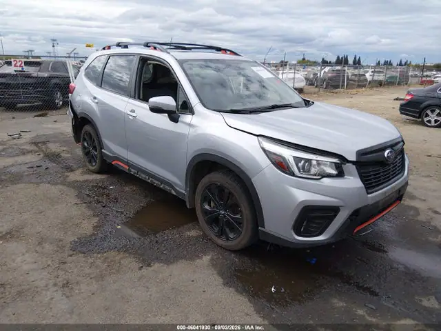JF2SKARCXLH463194 — 2020 Subaru Forester Sport, Задняя часть (Rear), фото до ремонта