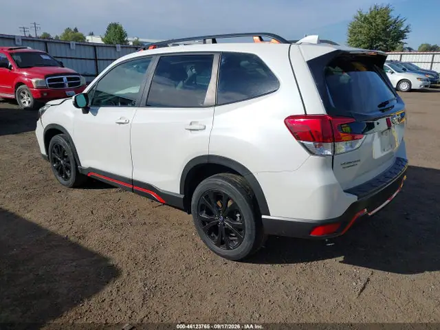 2020 Subaru Forester Sport VIN JF2SKARC1LH458160 фото 3