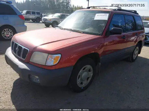 2002 Subaru Forester L VIN JF1SF635X2G717135 фото 3