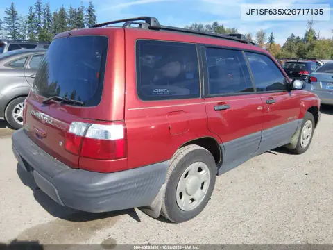 2002 Subaru Forester L VIN JF1SF635X2G717135 фото 5