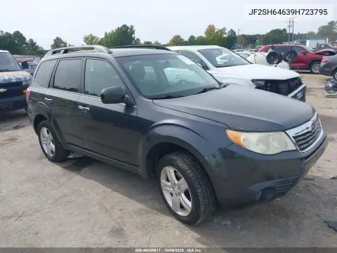 JF2SH64639H723795 — 2009 Subaru Forester, Передняя часть, фото до ремонта