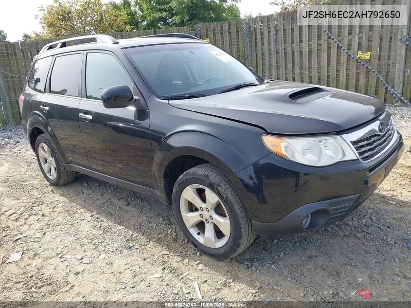 2010 Subaru Forester 2.5Xt Premium VIN JF2SH6EC2AH792650 фото 2