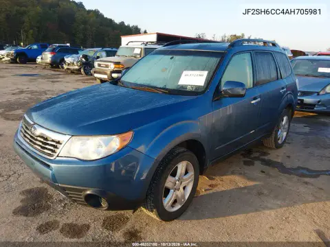 JF2SH6CC4AH705981 — 2010 Subaru Forester, Естественный износ, фото до ремонта