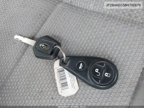 JF2SHADC5BH702879 — 2011 Subaru Forester, Передняя часть слева, фото до ремонта