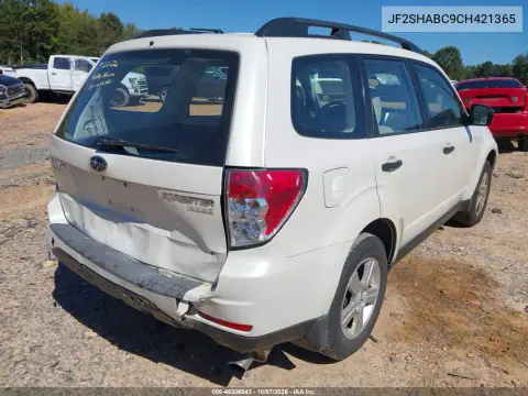 2012 Subaru Forester 2.5X VIN JF2SHABC9CH421365 фото 5
