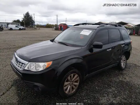 2013 Subaru Forester 2.5X Premium VIN JF2SHADC1DH445738 фото 3