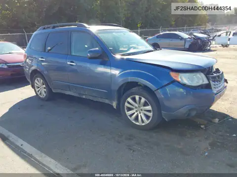 JF2SHADC0DH444354 — 2013 Subaru Forester, Передняя часть, фото до ремонта