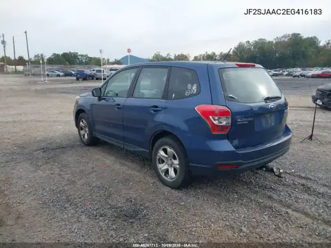 2014 Subaru Forester 2.5I VIN JF2SJAAC2EG416183 фото 3