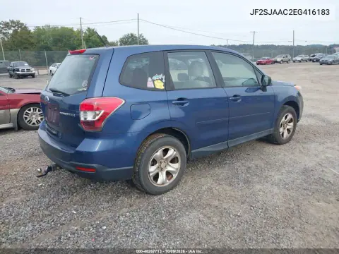 2014 Subaru Forester 2.5I VIN JF2SJAAC2EG416183 фото 4