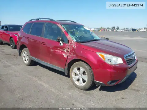 JF2SJAEC1EH442374 — 2014 Subaru Forester, Правая сторона, фото до ремонта