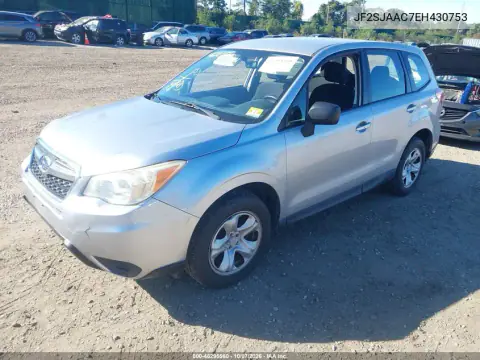 2014 Subaru Forester 2.5I VIN JF2SJAAC7EH430753 фото 3