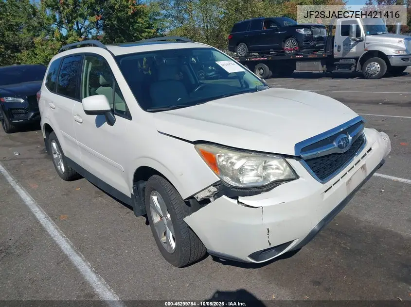 2014 Subaru Forester 2.5I Premium VIN JF2SJAEC7EH421416 фото 2