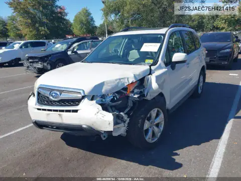 2014 Subaru Forester 2.5I Premium VIN JF2SJAEC7EH421416 фото 3