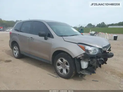 2014 Subaru Forester 2.5I VIN JF2SJAAC1EH480208 фото 2