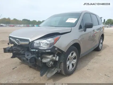 2014 Subaru Forester 2.5I VIN JF2SJAAC1EH480208 фото 3