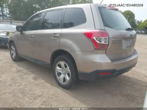 2014 Subaru Forester 2.5I VIN JF2SJAAC1EH480208 фото 4