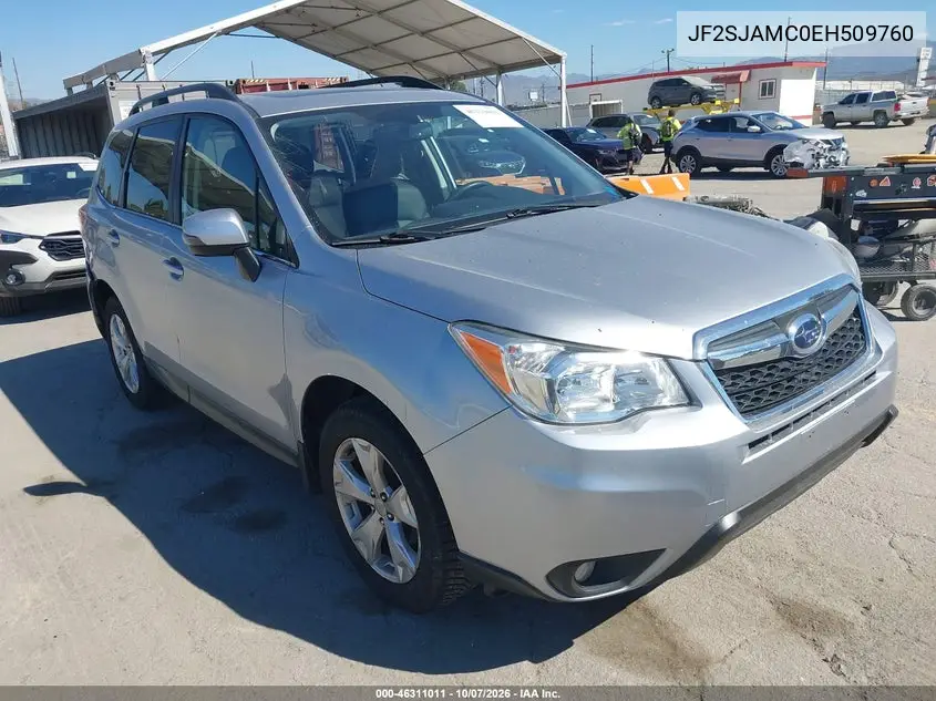 2014 Subaru Forester 2.5I Touring VIN JF2SJAMC0EH509760 фото 2