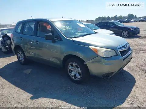 JF2SJAAC4EH447865 — 2014 Subaru Forester, Левый бок, фото до ремонта