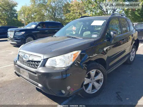 2015 Subaru Forester 2.5I Limited VIN JF2SJAKC5FH840595 фото 3