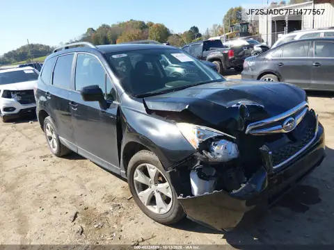 JF2SJADC7FH477567 — 2015 Subaru Forester, Передняя часть, фото до ремонта