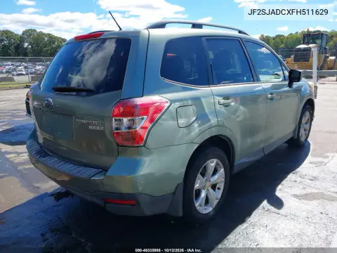 2015 Subaru Forester 2.5I Premium VIN JF2SJADCXFH511629 фото 5