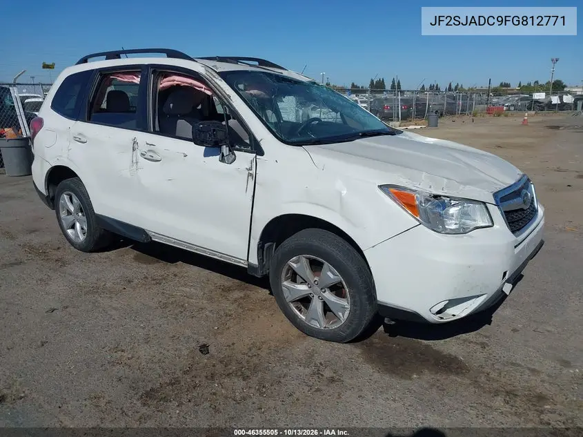 2015 Subaru Forester 2.5I Premium VIN JF2SJADC9FG812771 фото 1