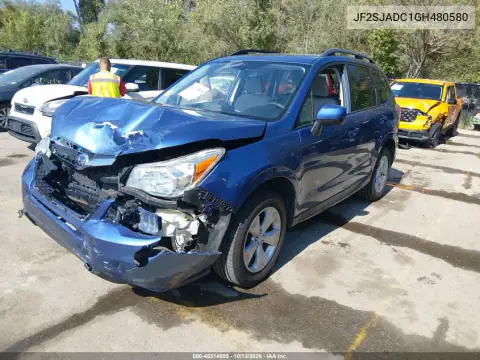 JF2SJADC1GH480580 — 2016 Subaru Forester, фото 3 с аукциона IAAI, Передняя часть