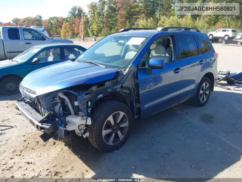2017 Subaru Forester 2.5I Premium VIN JF2SJAGC8HH580821 фото 3