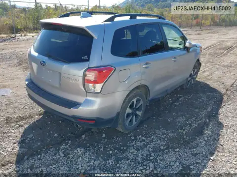 JF2SJAECXHH415002 — 2017 Subaru Forester, фото 4 с аукциона IAAI, Боковая часть