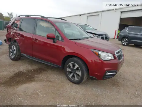 2018 Subaru Forester 2.5I Premium VIN JF2SJAGC5JH415377 фото 2