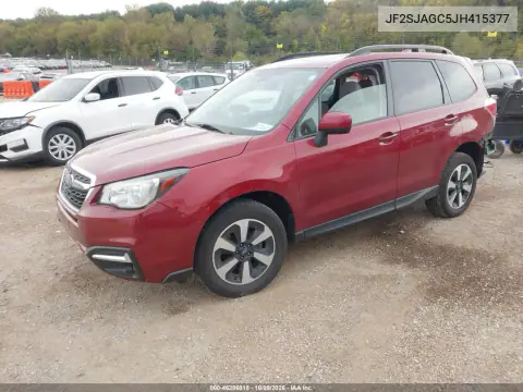 2018 Subaru Forester 2.5I Premium VIN JF2SJAGC5JH415377 фото 3