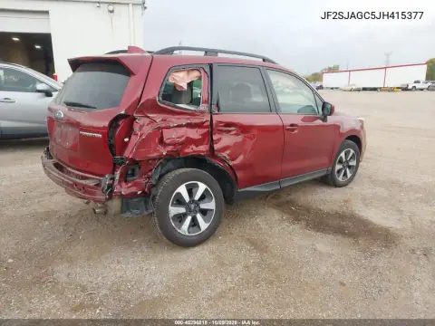 2018 Subaru Forester 2.5I Premium VIN JF2SJAGC5JH415377 фото 5