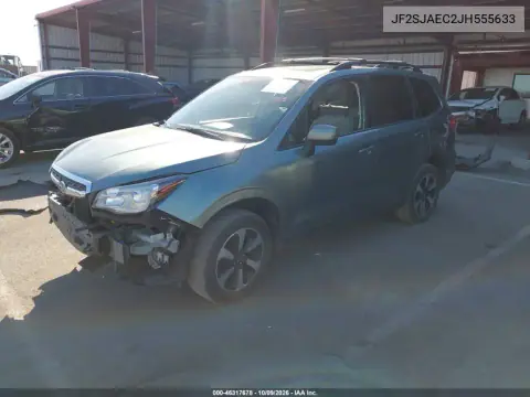 2018 Subaru Forester 2.5I Premium VIN JF2SJAEC2JH555633 фото 3