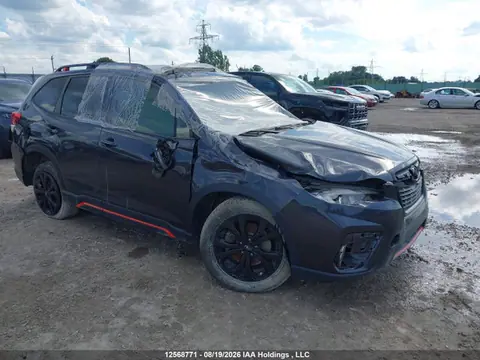 JF2SKEKC6KH588645 — 2019 Subaru Forester, Передняя часть (Front), фото до ремонта