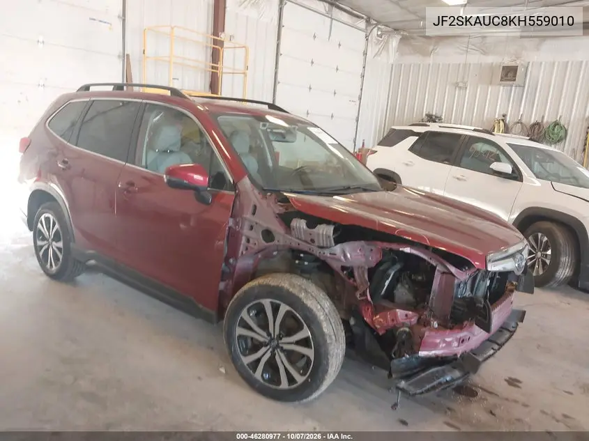2019 Subaru Forester Limited VIN JF2SKAUC8KH559010 фото 2