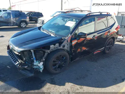 2019 Subaru Forester Sport VIN JF2SKAJCXKH484685 фото 3